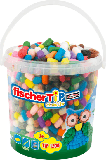 Fischertechnik 533784 fischerTiP 1200 darabos Kézműves alkotó készlet