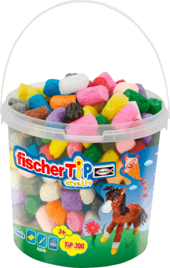 Fischertechnik 533781 fischerTiP 300 darabos Kézműves alkotó készlet
