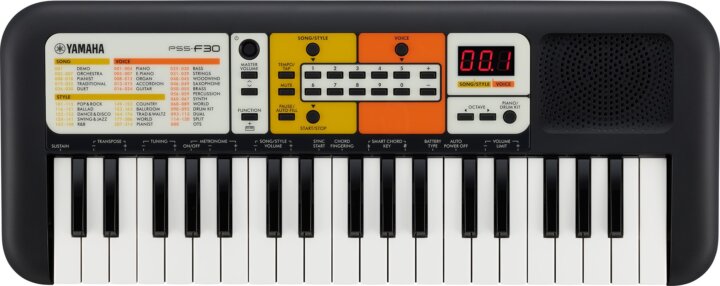 Yamaha PSS-F30 Gyermek szintetizátor - Fekete
