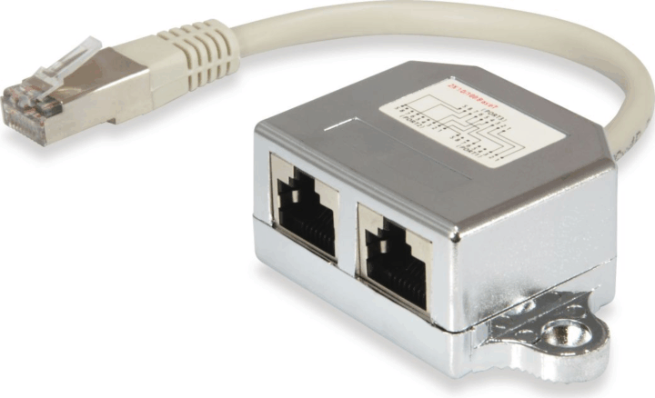 Equip 127608 1x RJ45 apa - 2x RJ45 apa Elosztó