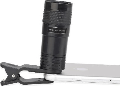 Kikkerland US178 Mobiltelefon objektív - Fekete