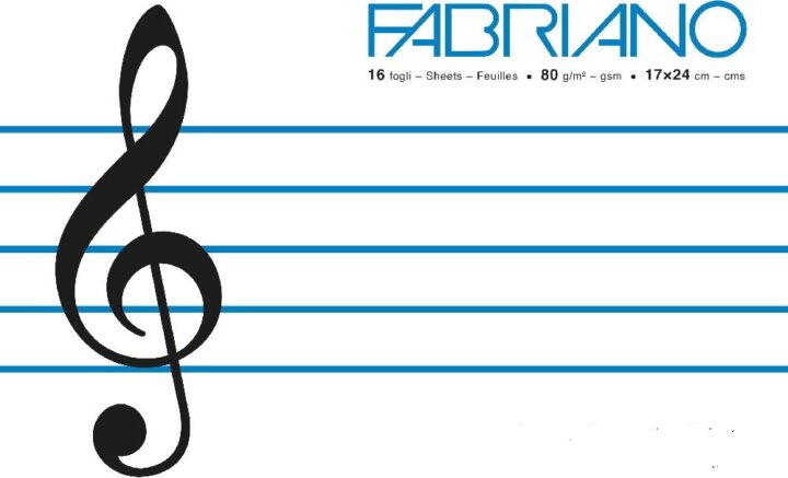 Fabriano 16 lapos A5 hangjegyfüzet Fabriano 16 lapos A5 hangjegyfüzet