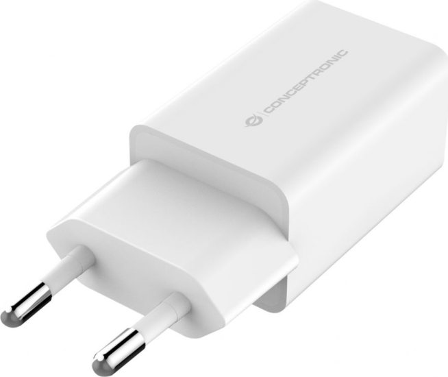 Conceptronic ALTHEA06W 2x USB-A Hálózati Töltő Adapter 12W - Fehér