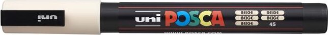 Uni Posca PC-3M 0,9-1,3 mm Dekormarker - Bézs