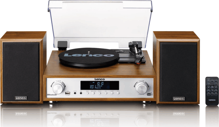 Lenco MC-160WD Lemezjátszó - Barna