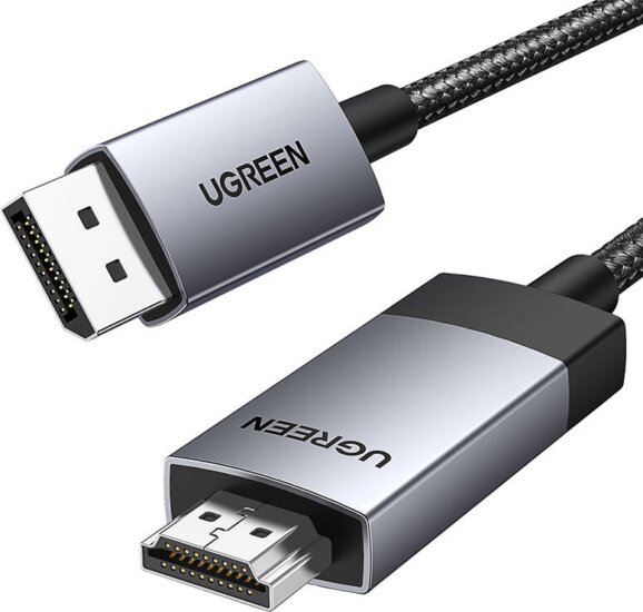 Ugreen 15773 DP119 HDMI - DisplayPort Kábel 1m - Fekete