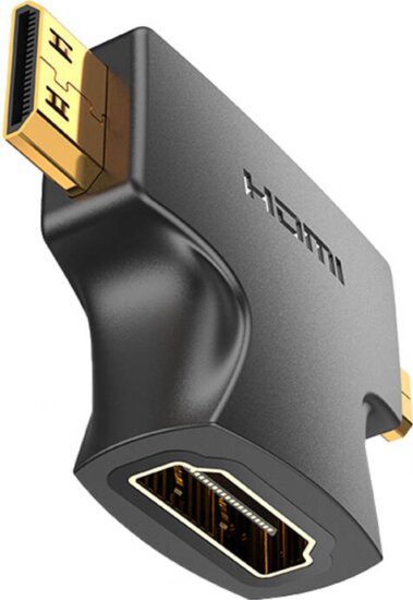 Vention AGFB0 2in1 HDMI anya - Mini/Micro HDMI apa Adapter