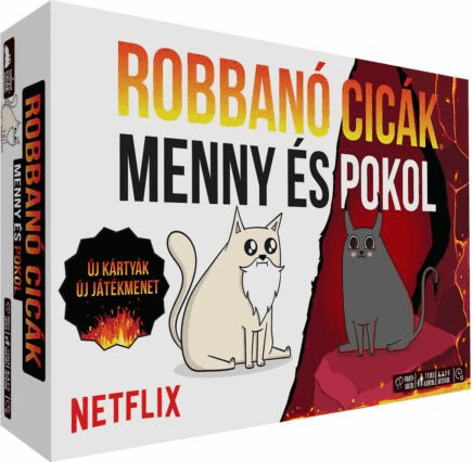Robbanó cicák - Menny és pokol! - Kártyajáték