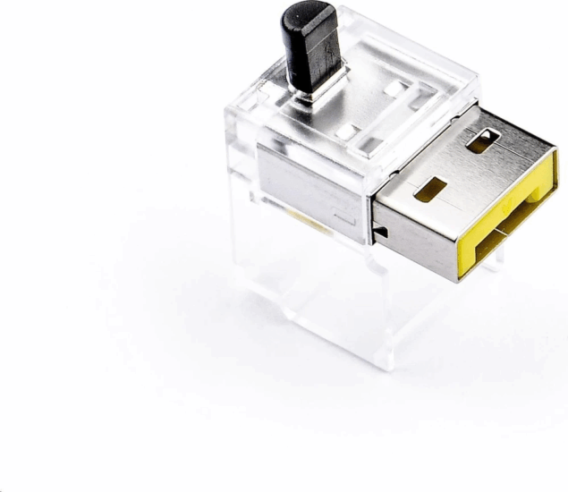 SmartKeeper NC03PKYL Basic LAN Kábel zár + kulcs - Sárga (5db / csomag)