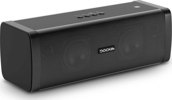 Dockin D Fine Hordozható bluetooth hangszóró - Fekete