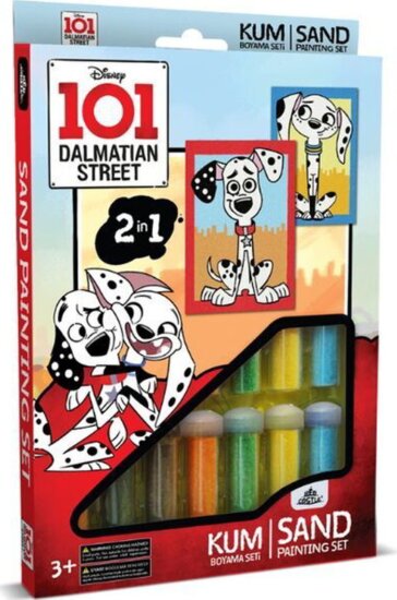 101 kiskutya: 2 az 1-ben homokkép készítő szett - Dalmata utca 101.