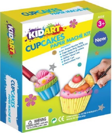 Kid Art: Papírmasé készlet - Muffin