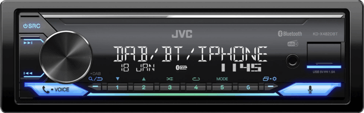 JVC KD-X482DBT Autó HiFi fejegység