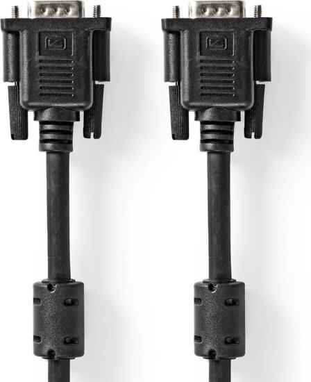 Nedis CCGL59000BK100 VGA - VGA Kábel 10m - Fekete