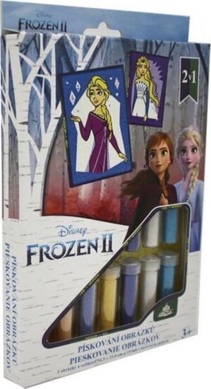Jégvarázs 2: 2in1 homokkép készítő szett - Elza