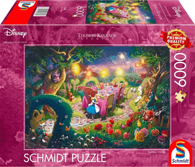 Schmidt Spiele Disney Dreams Gyűjtemény - Alice csodaországban : Az Őrült kalapos Teapartyja 6000 darabos puzzle