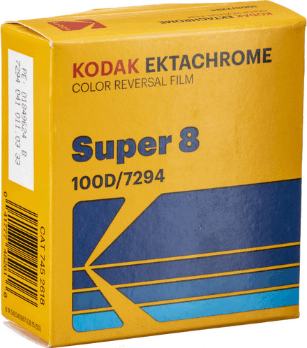 Kodak Ektachrome Super 8 (ISO 100 / 100D / 7294) Színes napfényfilm Kodak Ektachrome Super 8 (ISO 100 / 100D / 7294) Színes napfényfilm