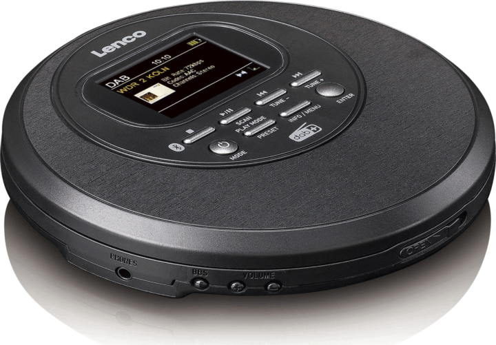 Lenco CD-500BK Discman Hordozható CD lejátszó - Fekete