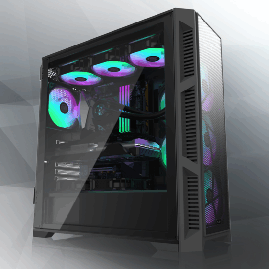 Raijintek Ponos Ultra MS4 Számítógépház - Fekete Raijintek Ponos Ultra MS4 Számítógépház - Fekete