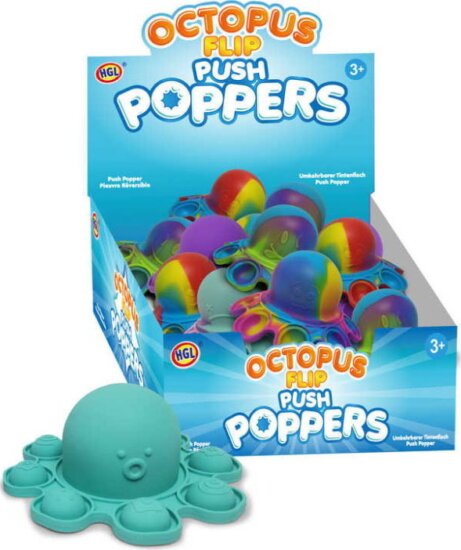Kifordítható Pop it! hangulatpolip - Többféle