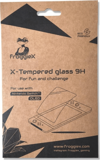 Froggiex FX-NSO-TG-9H Nintendo Switch OLED Edzett üveg képernyővédő