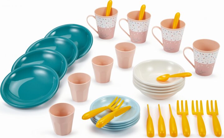 Écoiffier: 32 darabos Játék étkészlet