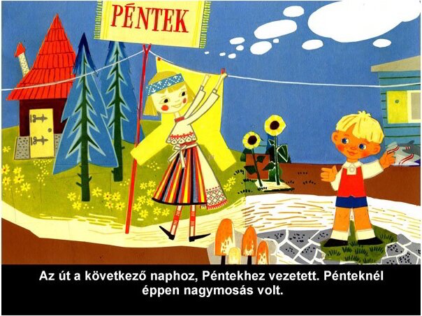 A hét napjainak meséje diafilm