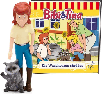 Tonies 01-0114 Bibi & Tina - Die Waschbären sind los hangoskönyv - Német