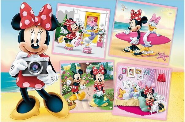 Trefl Minnie egér a fotós - 60 darabos puzzle Trefl Minnie egér a fotós - 60 darabos puzzle