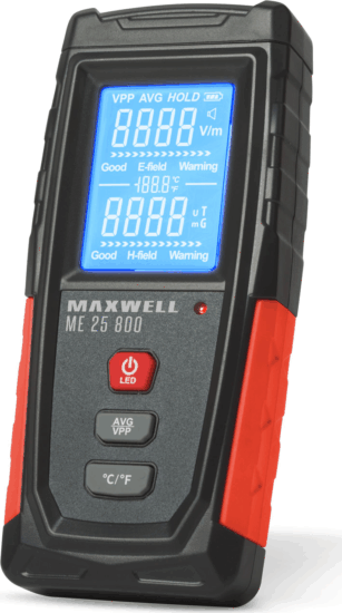 Maxwell 25800 Elektromágneses Sugárzásmérő műszer
