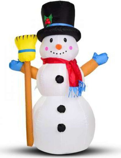 Family Christmas 58067D kültéri Felfújható hóember karácsonyi dekoráció - 120 cm Family Christmas 58067D kültéri Felfújható hóember karácsonyi dekoráció - 120 cm