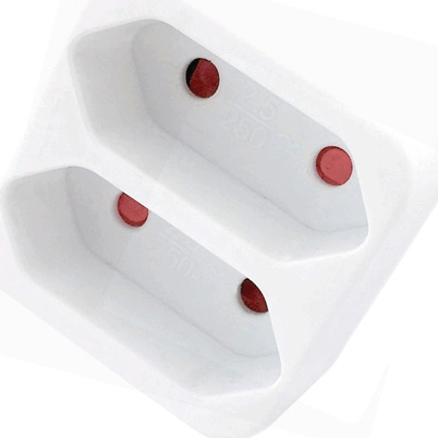 Entac EPAG-2E 250V Elosztó 2 aljzatos - Fehér