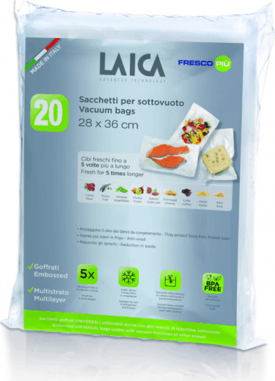 Laica VT36040 Vákuum Csomagoló tasak 28x36cm 20 db