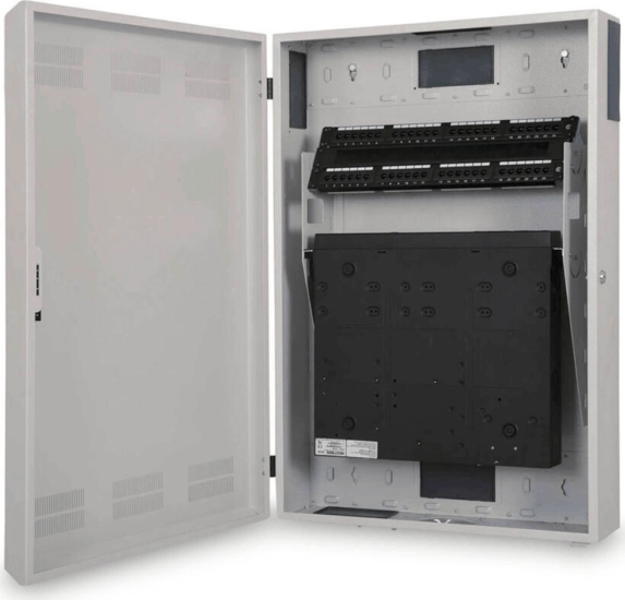 Digitus 19" Fali rack szekrény 3U 900x600 - Fehér