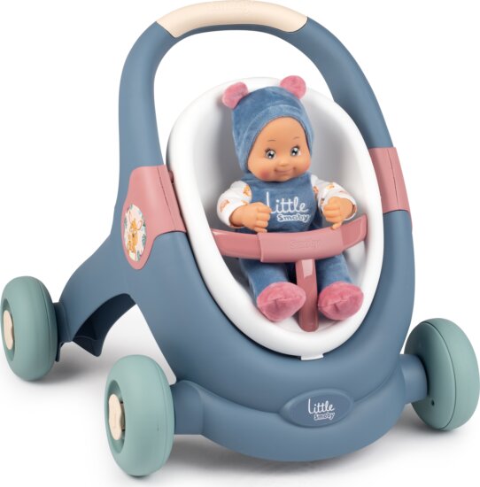 Little Smoby 3 az 1-ben babakocsi babával