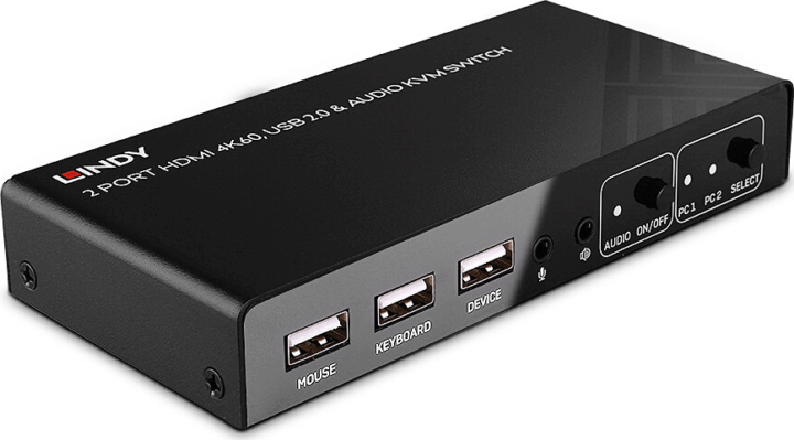 Lindy 32809 HDMI 2-port KVM Switch
