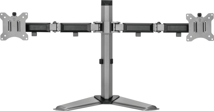 White Shark Tutankhamun 17"-32" Monitor asztali tartó kar - Szürke (2 kijelző)