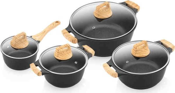 Eta 592990000 Edénykészlet - Fekete (4 részes)