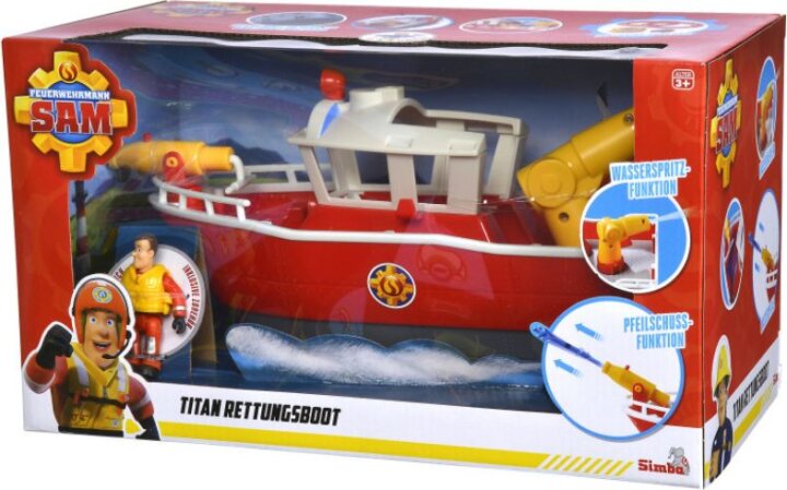 Simba : Sam, a tűzoltó - Titan tűzoltóhajó Simba : Sam, a tűzoltó - Titan tűzoltóhajó