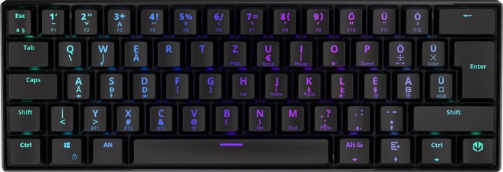 Endorfy Thock Compact (Red Switch) Wireless/Vezetékes Mechanikus Gaming Billentyűzet - Magyar