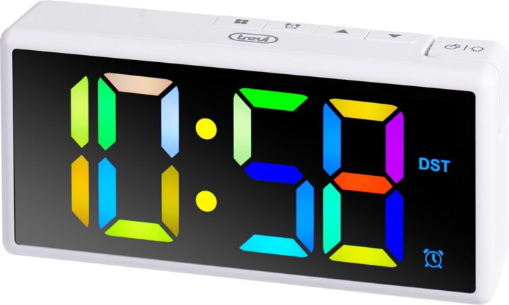 Trevi EC 886 Digitális ébresztőóra - Fehér Trevi EC 886 Digitális ébresztőóra - Fehér