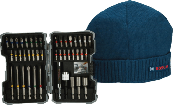 Bosch 0615997658 Csavarbitkészlet + Sapka (43 db / csomag)