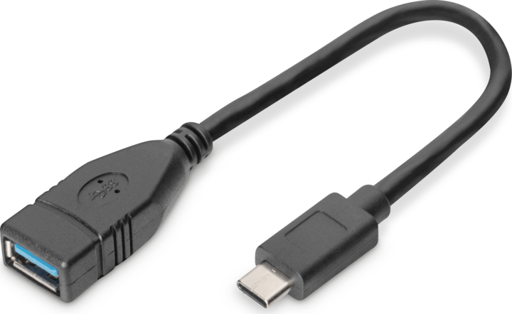 Digitus AK-300315-001-S USB Type-C apa - USB Type-A anya OTG Adapter Digitus AK-300315-001-S USB Type-C apa - USB Type-A anya OTG Adapter