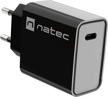 Natec Ribera NUC-2060 USB-C Hálózati Töltő Adapter 20W - Fekete Natec Ribera NUC-2060 USB-C Hálózati Töltő Adapter 20W - Fekete