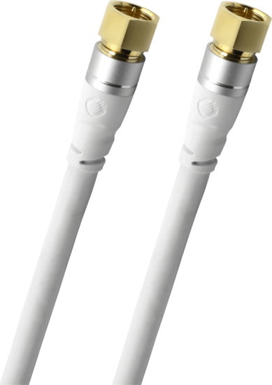 Oehlbach OB 33122 Type-F antenna kábel 2m - Fehér