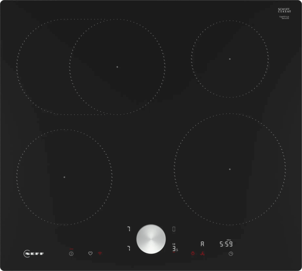 Neff T56PTF1L0 Indukciós főzőlap - Fekete Neff T56PTF1L0 Indukciós főzőlap - Fekete