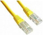 Gembird UTP kat.5e RJ45 patch kábel, 0.25m, sárga