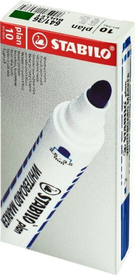 Stabilo Plan 2.5-3.5mm Táblafilc készlet - Zöld (10 db / csomag) Stabilo Plan 2.5-3.5mm Táblafilc készlet - Zöld (10 db / csomag)