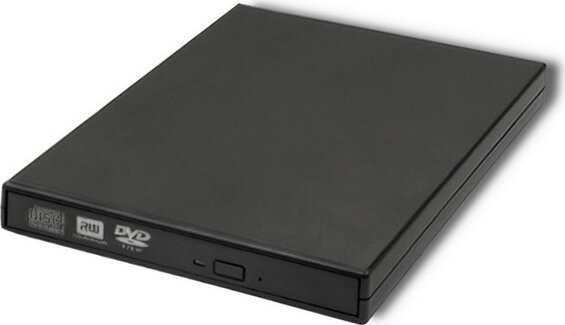 Qoltec 51858 Külső USB-A DVD/CD Íro - Fekete Qoltec 51858 Külső USB-A DVD/CD Íro - Fekete