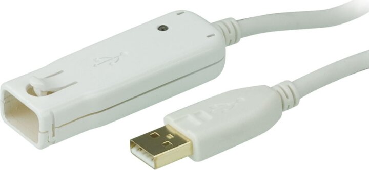 Aten UE2120 USB 2.0 Hosszabító kábel - Fehér (12m)